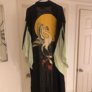 Free People Rising Sun Kimono